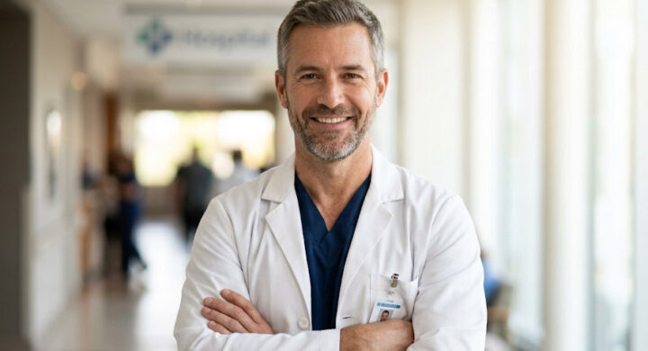 Doctor with arms crossed